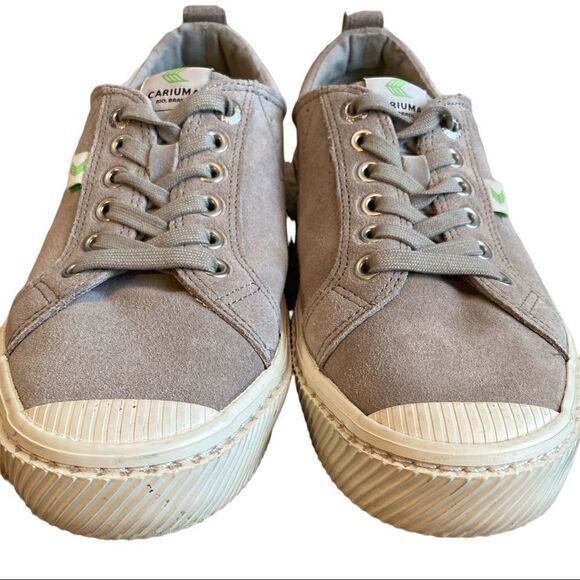 CARIUMA OCA Mens Low-Top Mystic Gray Canvas Sneakers - Picture 2 of 6